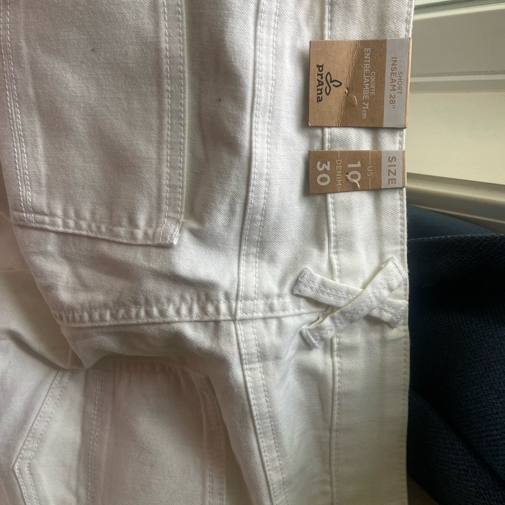 Prana White Oday Jeans new with tags. US Size 10. 28” inseam. - Picture 2 of 7